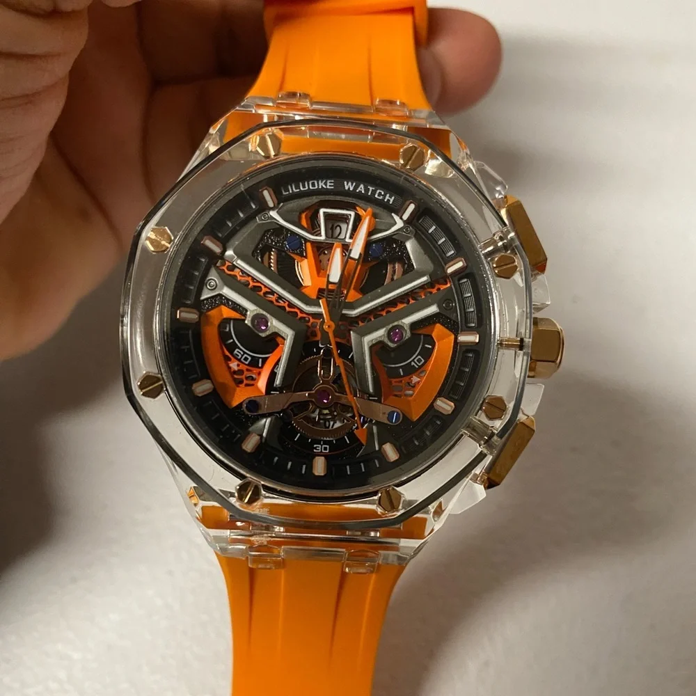 Lilu Smartwatch in Bold Orange and Black